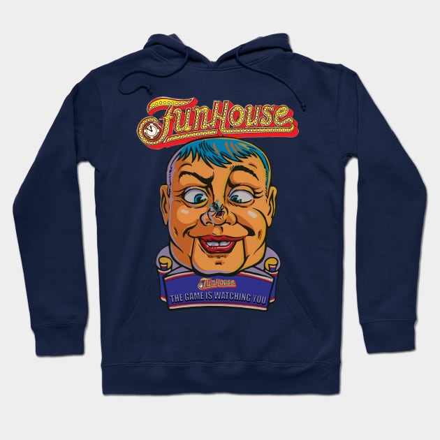 Funhouse Rudy with a Fly Hoodie by Uwantmytees